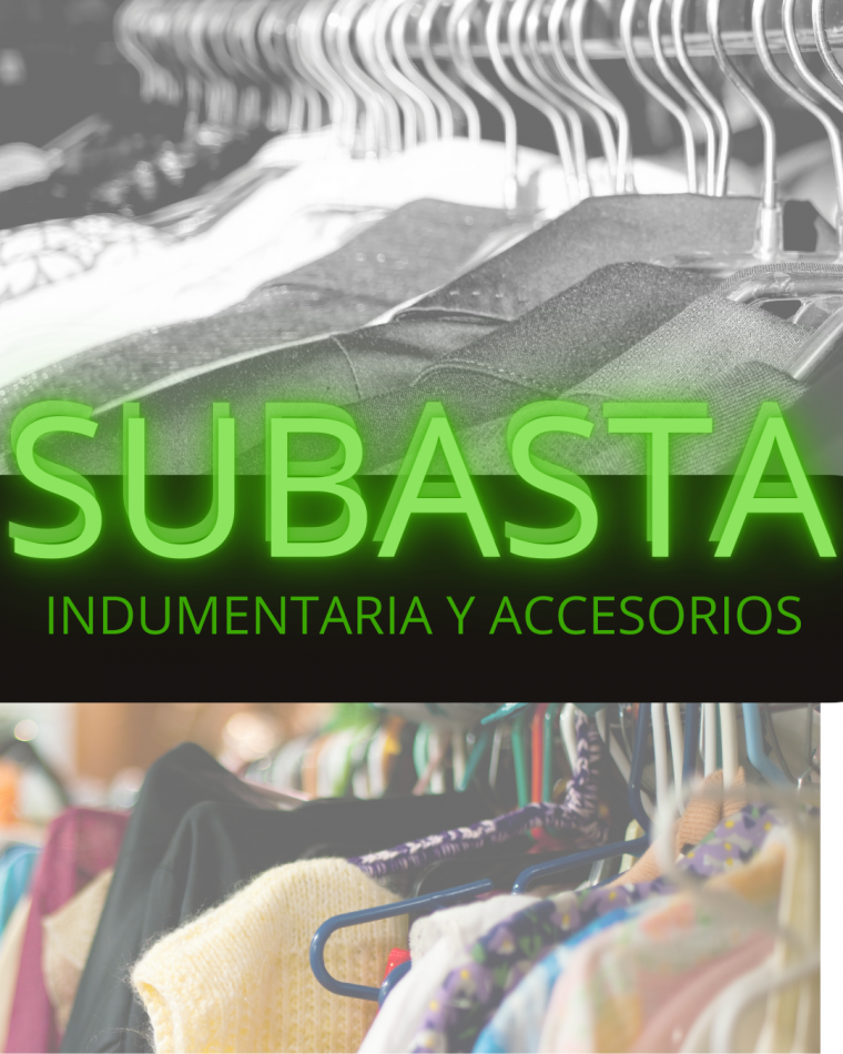 SUBASTA INDUMENTARIA